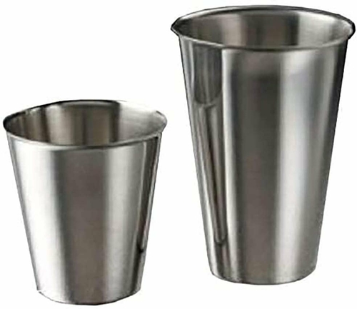 Medical Supply Pack of 12 Stainless Steel Tumblers 12 oz. Metal Cups.