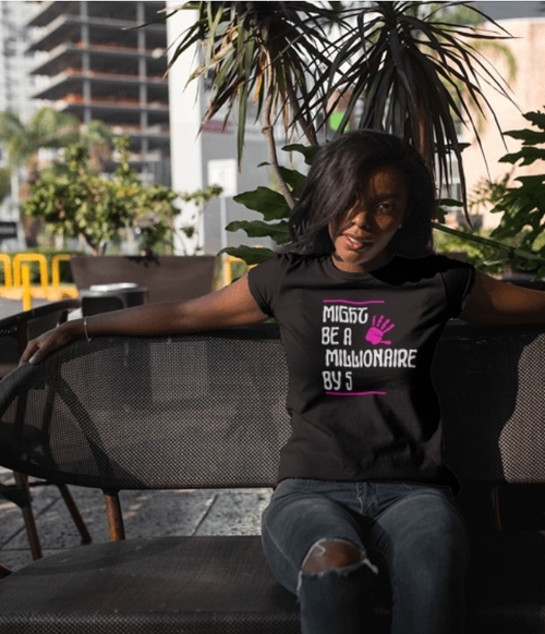 MIGHT BE A MILLIONAIRE BY 5 UNISEX TSHIRT