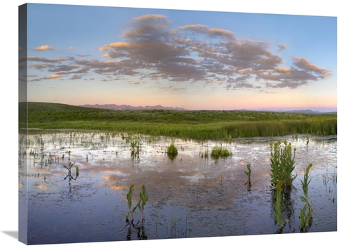 Global Gallery GCS-396935-2432-142 24 x 32 in. Reflection of Clouds in