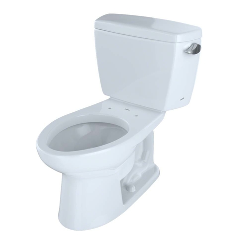 Toto CST744EFR1001 Elongated 1.28 GPF Universal Height Toilet, Whi