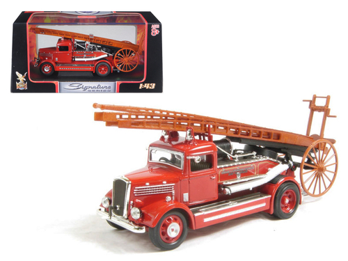 1938 Dennis Light Four Fire Engine Red 1/43 Diecast Model by Road
