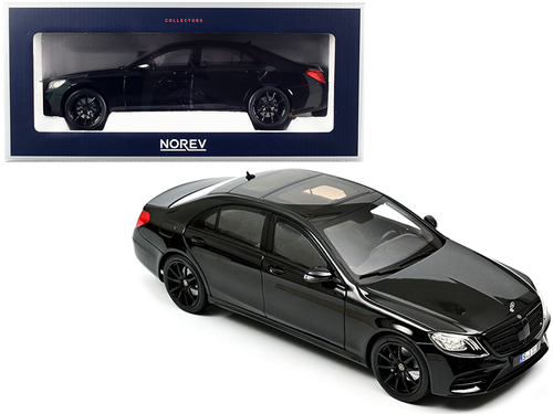 2018 Mercedes Benz S-Class AMG-Line Black 1/18 Diecast Model Car by