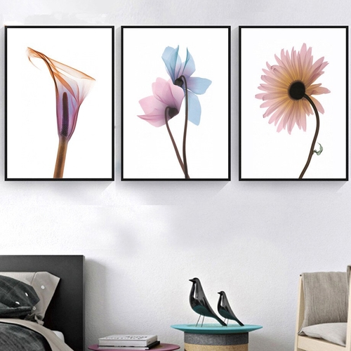 Flowers Wall Art Canvas Painting Nordic
