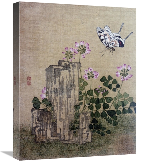 Global Gallery GCS-267604-22-142 22 in. Silk Leaf from an Album of Flo