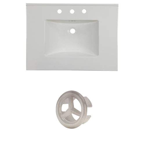 American Imaginations AI-21389 30.75 in. Rectangle Flair Series 3H8 in