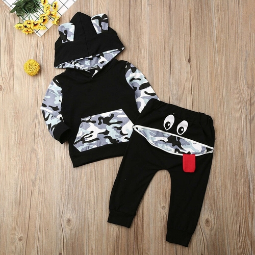 Newborn Infant Baby Boy Girl Hooded Cartoon Bear