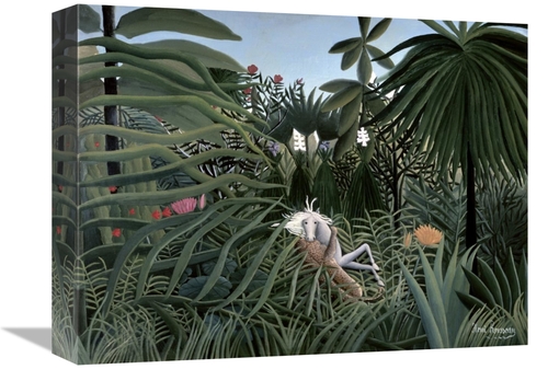 Global Gallery GCS-279882-16-142 16 in. Attack of the Jaguar Art Print