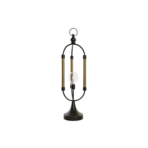 Lighting decoration DKD Home Decor Black Golden Metal (18 x 18 x 61