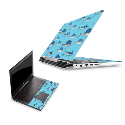 MightySkins DEG515-Billfish Stripes Skin for Dell G5 15 in. 2018 Gamin