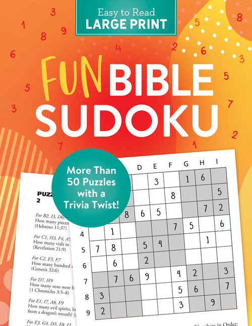  Fun Bible Sudoku Large Print