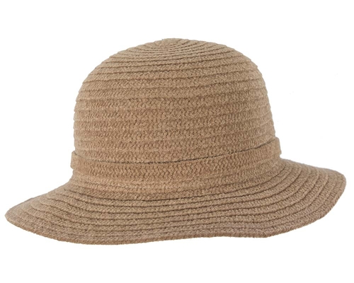 Soft beige bucket hat