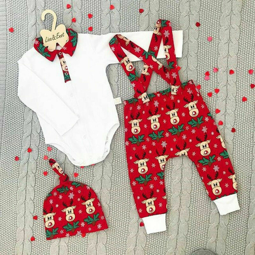 Emmababy Newborn Baby Boy Girl Outfit Long Sleeve