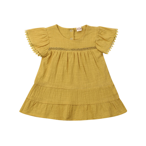 2019 Princess Infant Kid Baby Girl Ruffle Dress