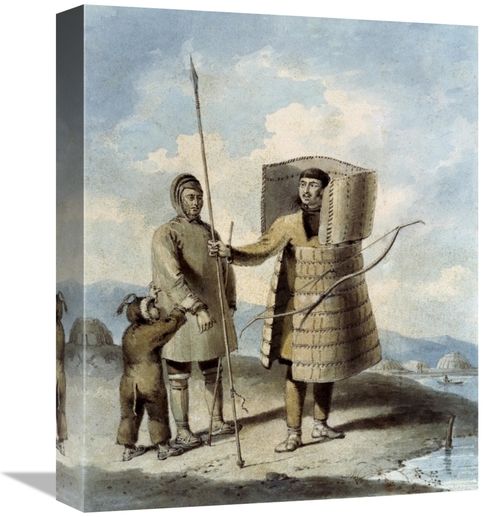 Global Gallery GCS-276537-16-142 16 in. Warrior with a Shield Art Prin