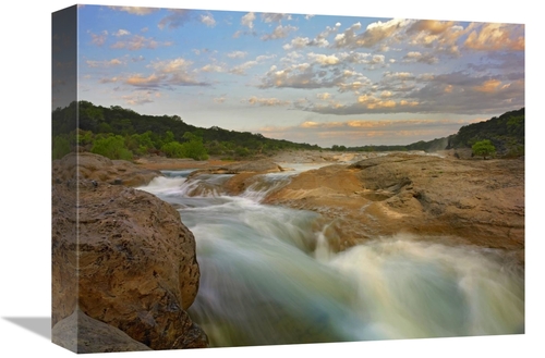 Global Gallery GCS-396174-1216-142 12 x 16 in. River in Pedernales Fal