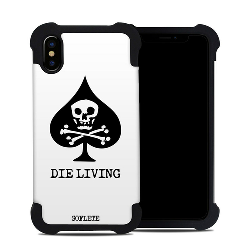 DecalGirl AIPXBC-SFLT-DLW Apple iPhone X & XS Bumper Case - Soflete Di