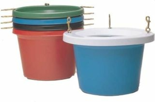 Main Fortex Industries Round Feeder Tub Red 30 Quart - RF30RED image