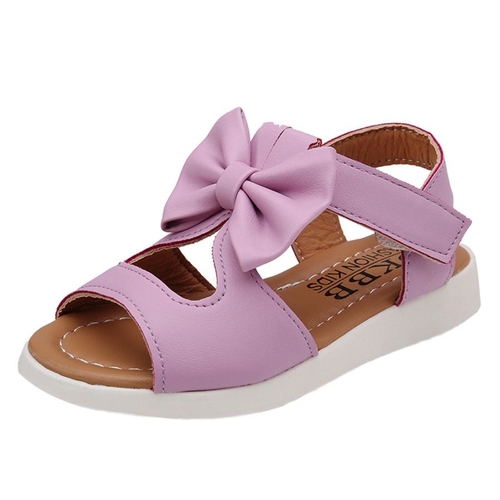 Kids Children Sandals Bowknot Girls