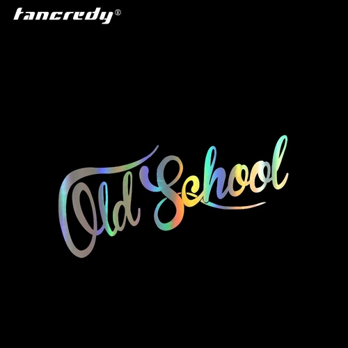 17*9cm Creative Car Stickers and Decals OLD SCHOOL