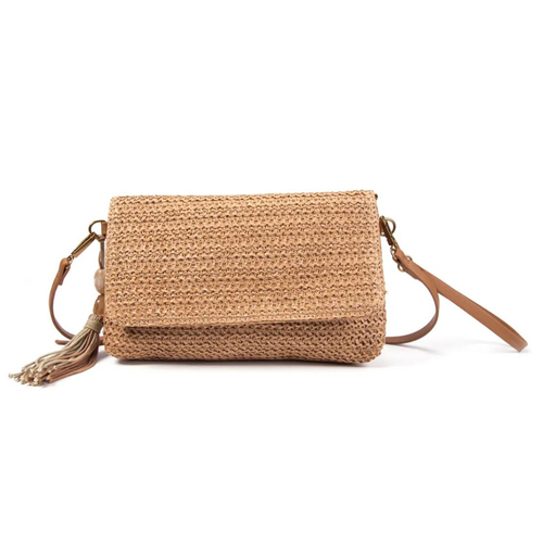 Bandolera-bolso de mano Tania Beige