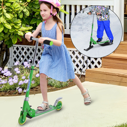 Soozier 2-in-1 Convertible All-weather Scooter Snow Street Amphibious