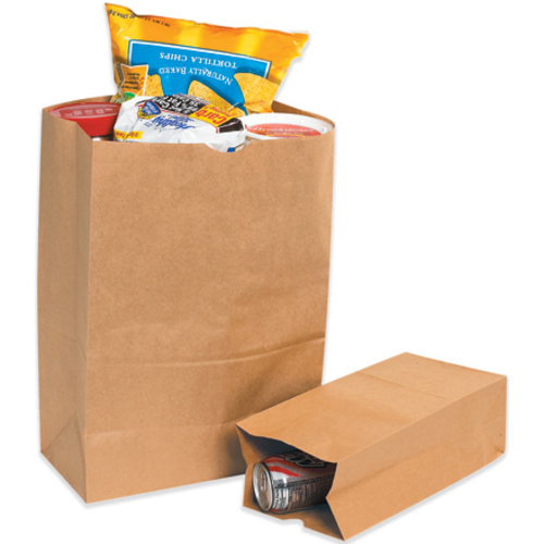 Box Partners BGG110K 17 in. x 12 in. x 7 in. Kraft Grocery Bags