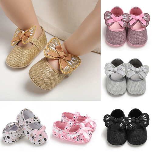 0 18M Summer Cute Baby Girl Crib Shoes Bowknot