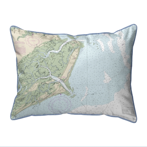 Betsy Drake SN11517 11 x 14 in. Fripp Island, SC Nautical Map Smal