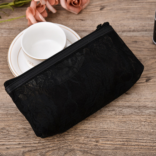 Black lace Elegant Pencil Cases Stationery School