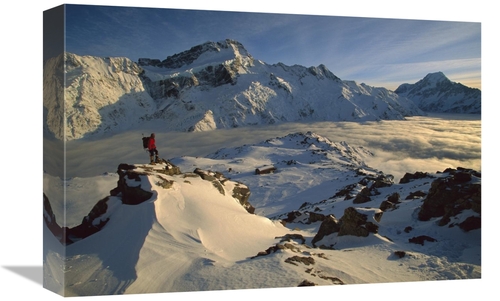 Global Gallery GCS-453454-1218-142 12 x 18 in. Mt Sefton Climber Above