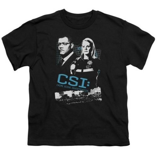 Trevco Csi-Investigate This - Short Sleeve Youth 18-1 Tee - Black- Sma