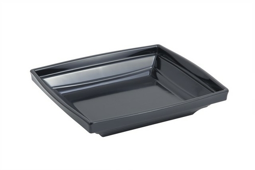 Bon Chef 53103BLACK 10.25 x 9 x 2 in. Americana Square 2 quart Bowl
