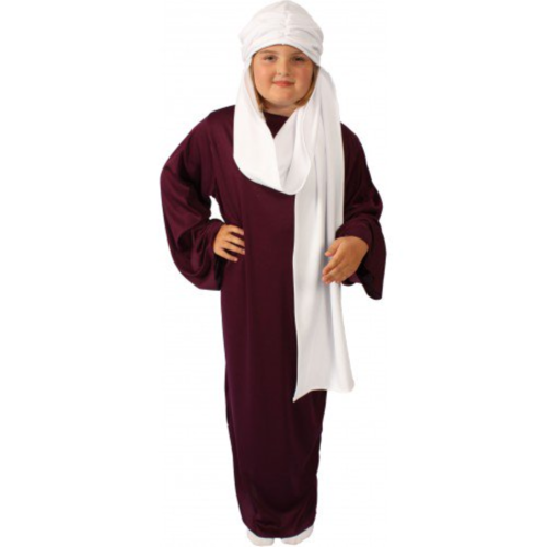 Alexander Costume 60-314-BUR Story Of Christ Gown Child - Burgundy,