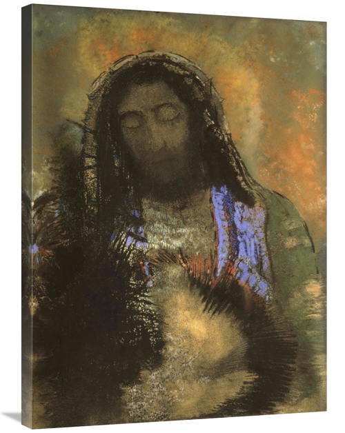 36 in. Christ of the Sacred Heart Art Print - Odilon Redon