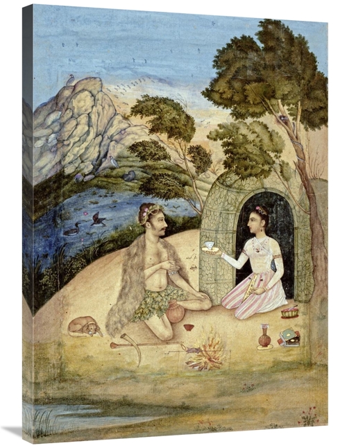 Global Gallery GCS-268181-36-142 36 in. A Lady Entertaining a Bhil by 