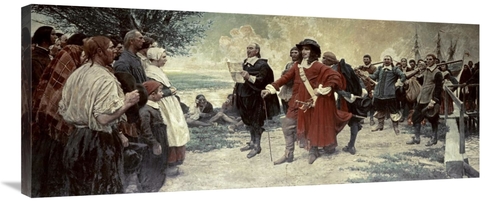 Global Gallery GCS-280729-40-142 40 in. Captain Philip Carteret Landin