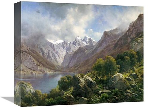 Global Gallery GCS-266884-16-142 16 in. An Alpine Lake Art Print - Kar