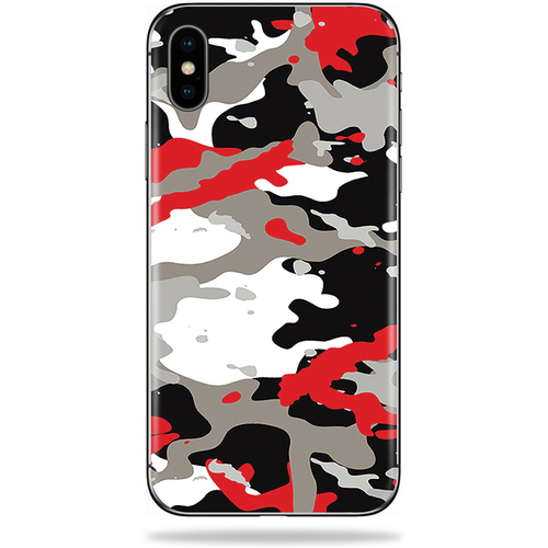 MightySkins APIPHXSM-Red Camo Skin for Apple iPhone XS Max, Red Ca