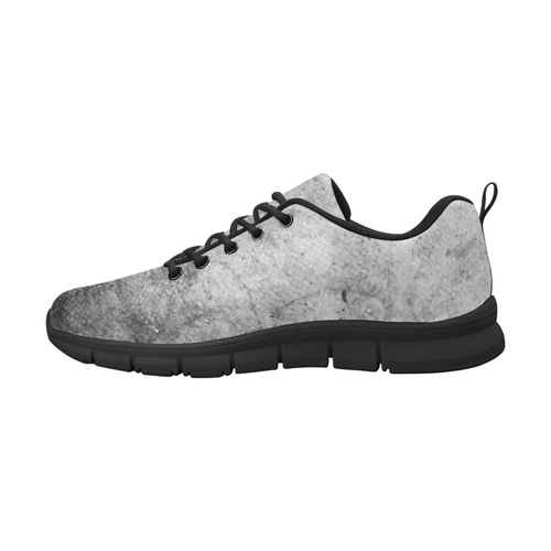 Womens Sneakers - Grey and Black Running Shoes