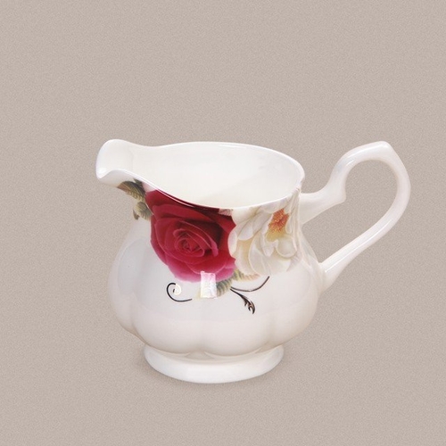 Creative Rose Flower Bone china Milk Tank