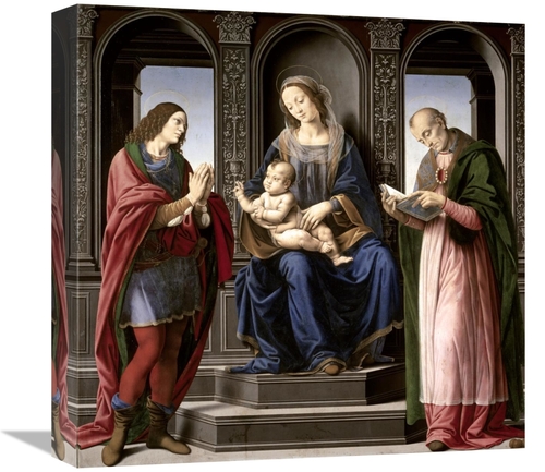 Global Gallery GCS-277396-16-142 16 in. Virgin & Child with St. Julian