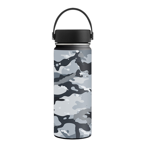 MightySkins HFWI18-Gray Camouflage Skin for Hydro Flask 18 oz Wide Mou