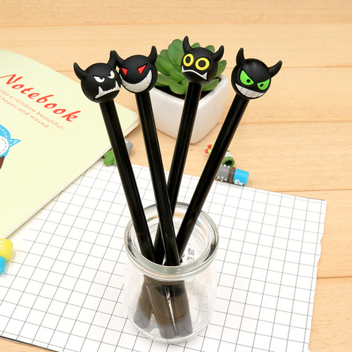 3 pcs Cartoon Gel Pen black gel ink pen Funny