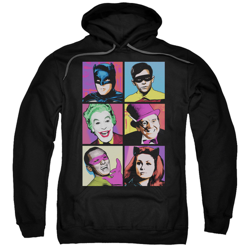 Trevco BMT146-AFTH-7 Batman Classic TV & Pop Cast Adult Pull-Over Hood