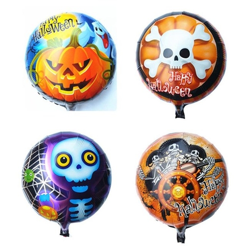 1PC Halloween Balloon 18 Inch Skeletons Pumpkin