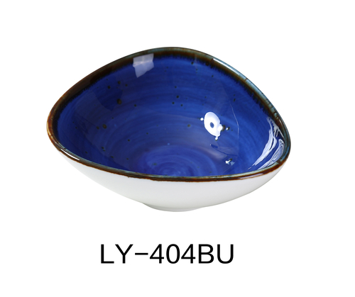 Yanco LY-404BU Lyon 4.75" Triangle Sauce Bowl 5 OZ