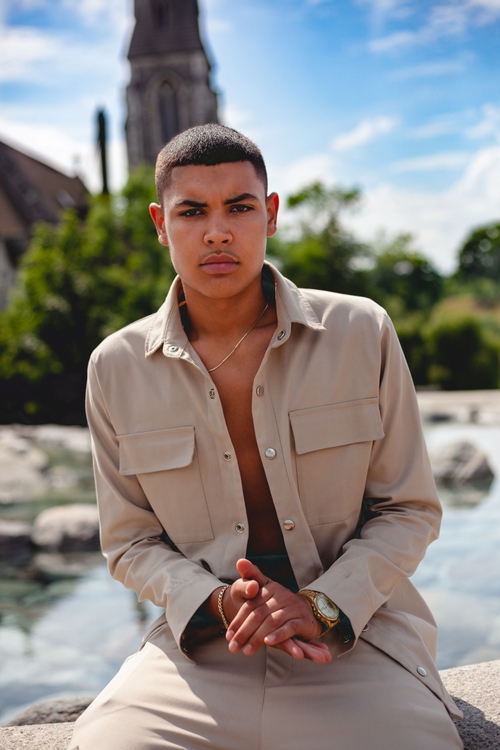 Beige Cargo Shirt