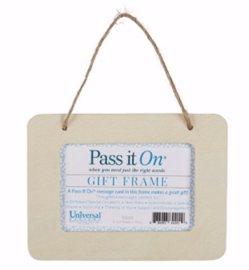 CB Gift 135053 4.25 x 3 in. Pass it on-Frame with Jute HangerPack of 3