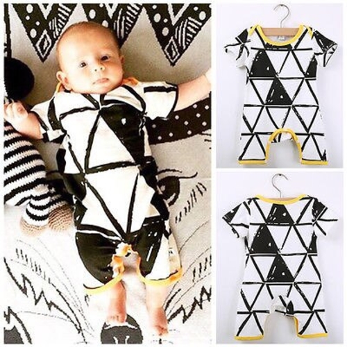 2016 Baby Infant Todder Triangle Geometric Pattern