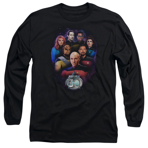 Trevco CBS2247-AL-6 Star Trek & Crew 30 Adult 18-1 Long Sleeve T-Shirt
